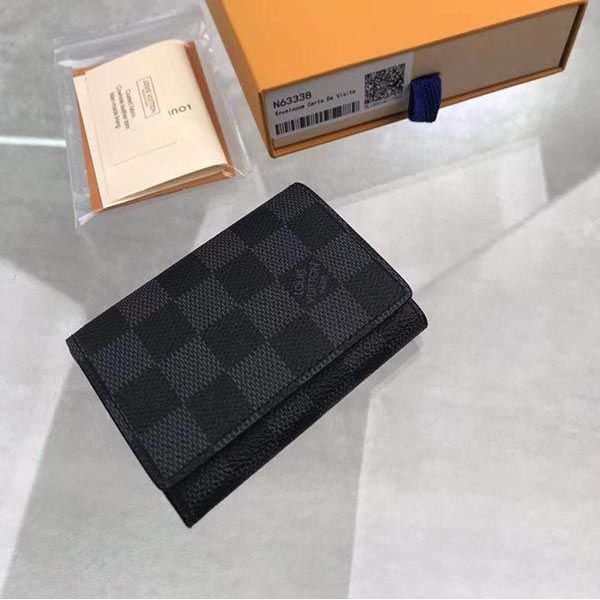 ルイヴィトン 財布 コピー カードケース ダミエ レザー ロゴ N63338