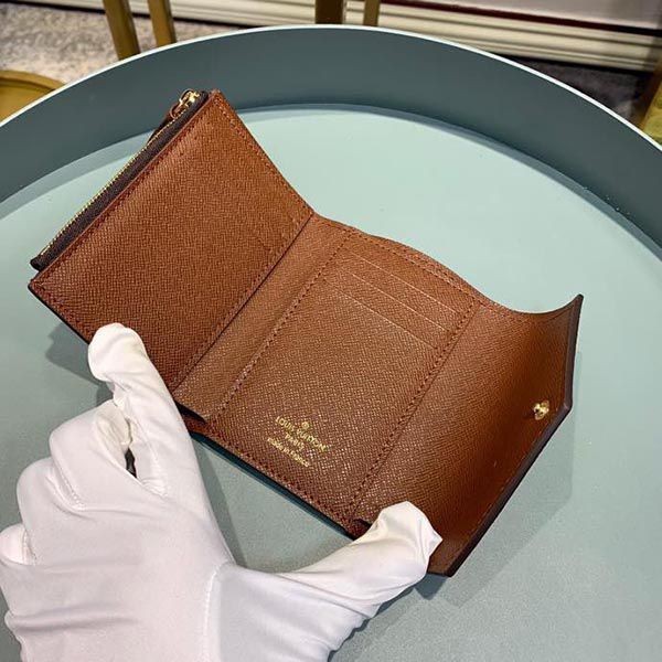 ルイヴィトン 財布 コピー ポルトフォイユ ヴィクトリーヌ ダミエ エベヌ ミニ財布LV20270