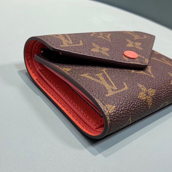 ルイヴィトン 財布 偽物 ポルトフォイユ ヴィクトリーヌ ダミエ エベヌ ミニ財布LV20271