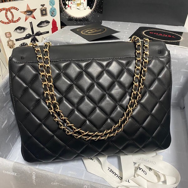 【シャネル】大人可愛い♪マトラッセトップハンドル フラップ バッグA58608