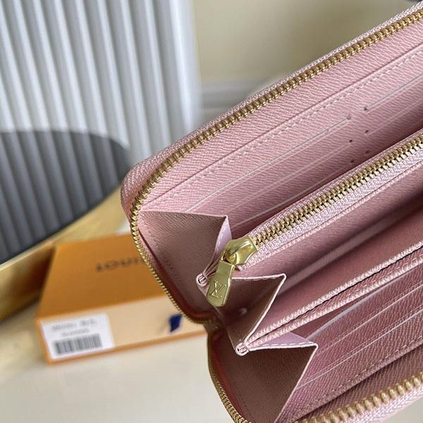 ルイヴィトン 財布  コピー ジッピー ウォレット ピンク LV20329