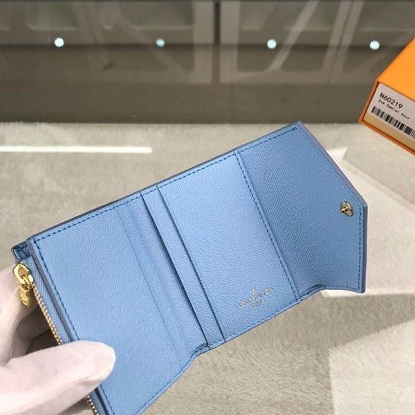 ルイヴィトン 財布 コピー 折り財布 ポルトフォイユ・ゾエ ダミエアズール N60219