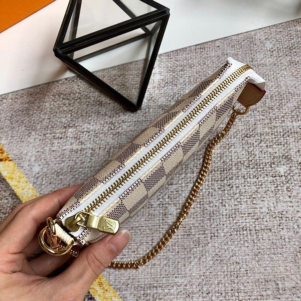 関税負担なし ルイヴィトン ショルダーバッグ 偽物 ダミエ ミニ・ポシェット・アクセソワール N58010