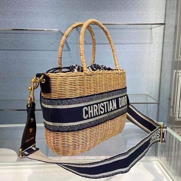 新木優子さん愛用！ディオール 2021Cruiseコレクション ディオール WICKERかごバッグ 偽物 M7601CMVO_M918