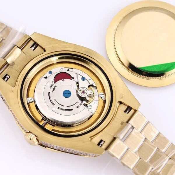 追跡付き発送 ロレックス 腕時計 スーパーコピー デイトジャスト 41mm  グリーン 全面ダイヤ メンズ  rom20696