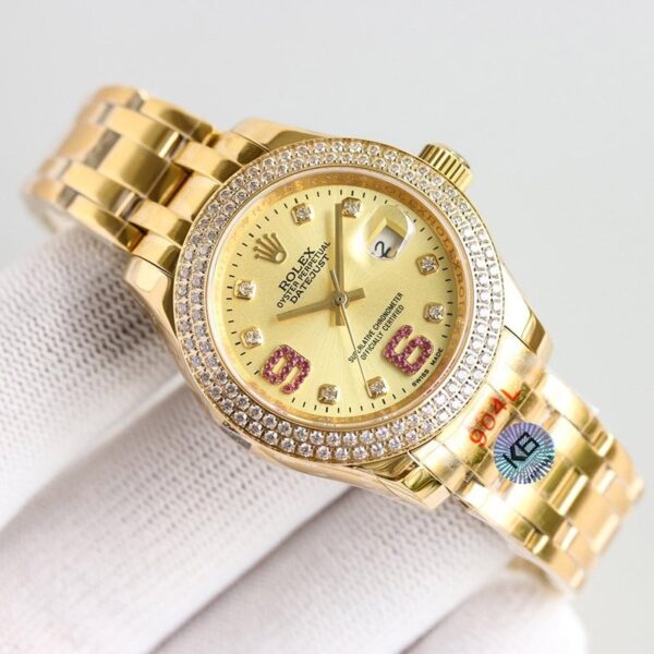 入手困難 ロレックス 偽物 デイトジャスト パールマスター 34MM roq50607
