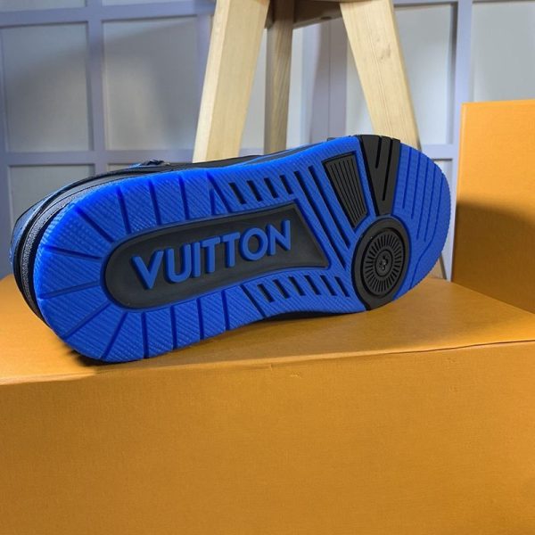 日本先行☆ルイヴィトン LV トレイナーライン 偽物 スニーカー ブルー 1A8WF5