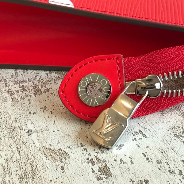 関税なし ルイヴィトン × シュプリーム  偽物 Pochette Jour GM クラッチバッグ 赤 M66888