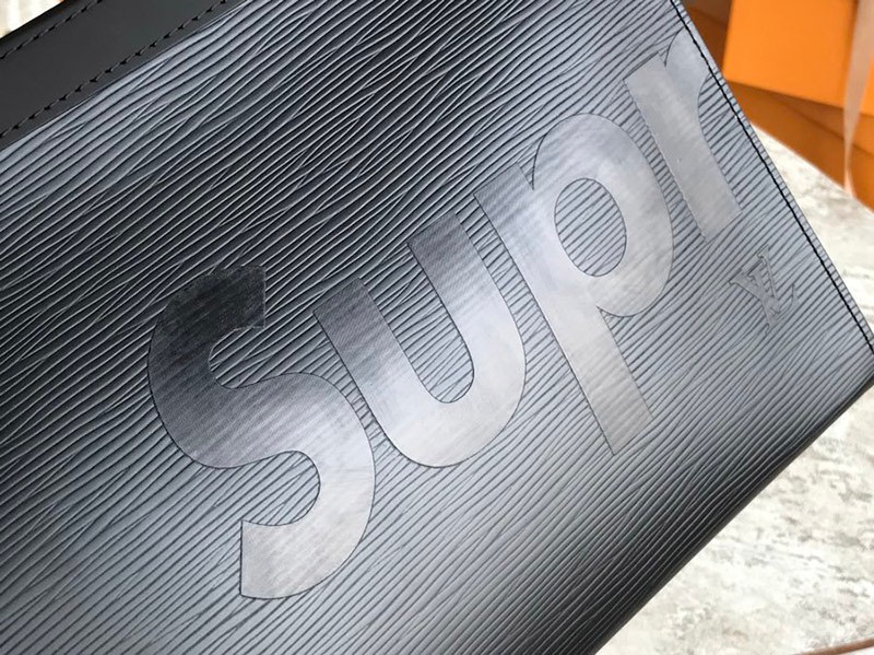 完売必至 シュプリーム × ​ルイヴィトン 偽物 z Pochette Jour GM クラッチバッグ BLACK M66889