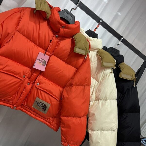 送料込 グッチ ノースフェイス コピー ナイロンダウン Nox42122