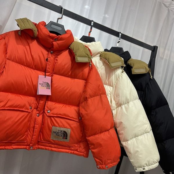 大人気！グッチ ノースフェイス ナイロンダウン偽物 Nob31309