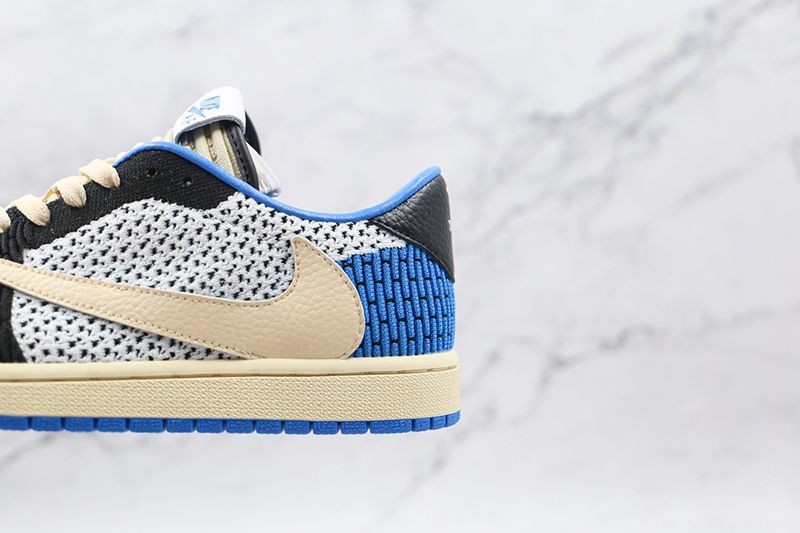 可愛いナイキ × トラビススコット 偽物 エアジョーダン 1 レトロ ロー Flyknit DM7866141
