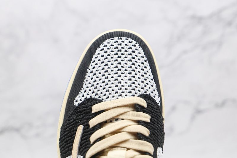 可愛いナイキ × トラビススコット 偽物 エアジョーダン 1 レトロ ロー Flyknit DM7866141