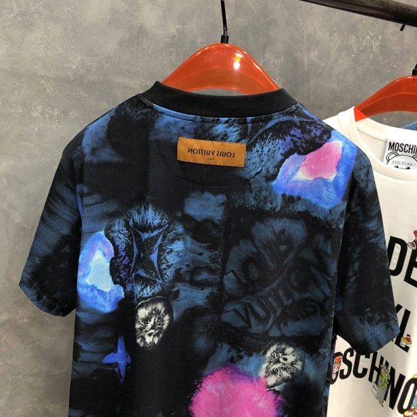 ​ルイヴィトン Tシャツ パロディ ソルトプリント トップス コットン 1A8X1M