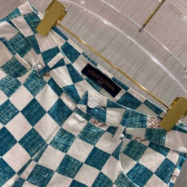 《大人気》21AW☆​ルイヴィトン デニムパンツ 偽物☆ダミエ レギュラー 1A9A1L