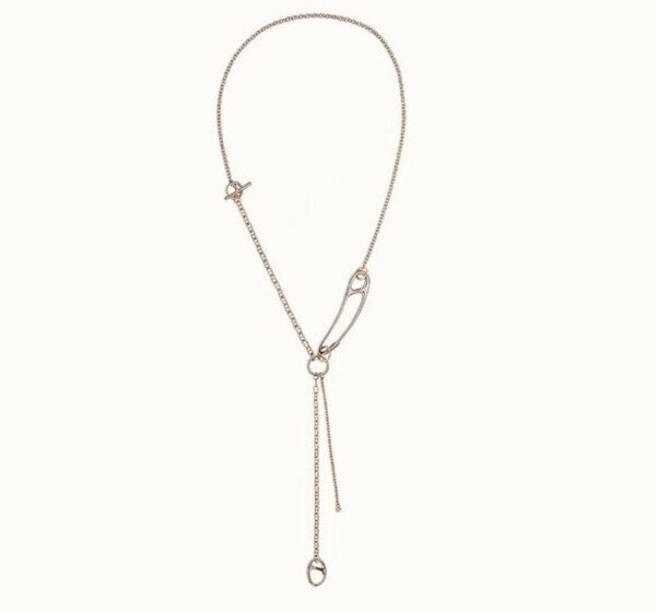 最新 エルメス ファランドール ロングネックレス 偽物 erp66545