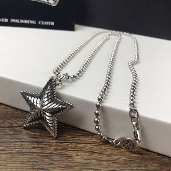 クロムハーツ ネックレス コピー スター スモール チャーム シルバー Kuj90741