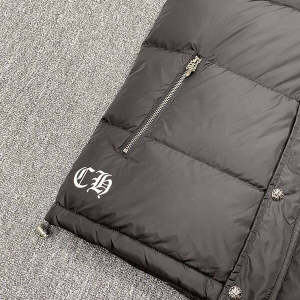 暖かい♪十クロムハーツ十【グースダウンベスト偽物】◆CHプラス Kug15873