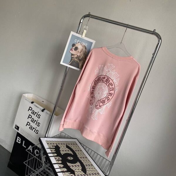 可愛い クロムハーツ ロングTシャツ 偽物 ホースシューカラー Kut03447