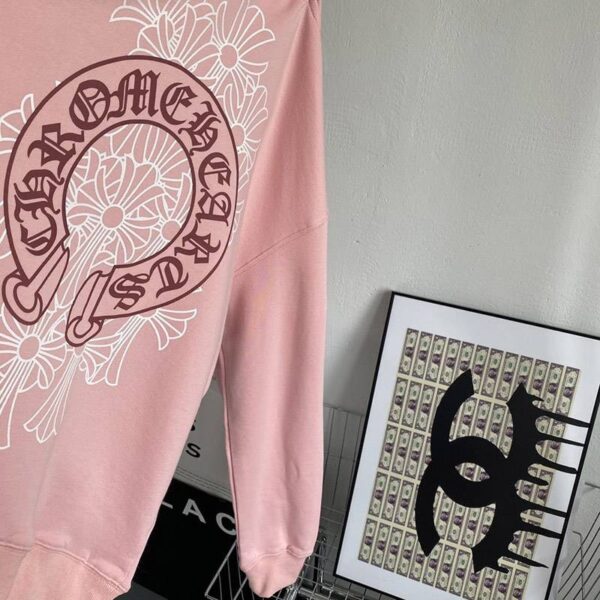 可愛い クロムハーツ ロングTシャツ 偽物 ホースシューカラー Kut03447