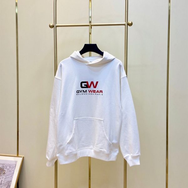 人気急上昇 バレンシアガ パーカー コピー GEM WEARロゴ入り フード付き 2色 bas33427