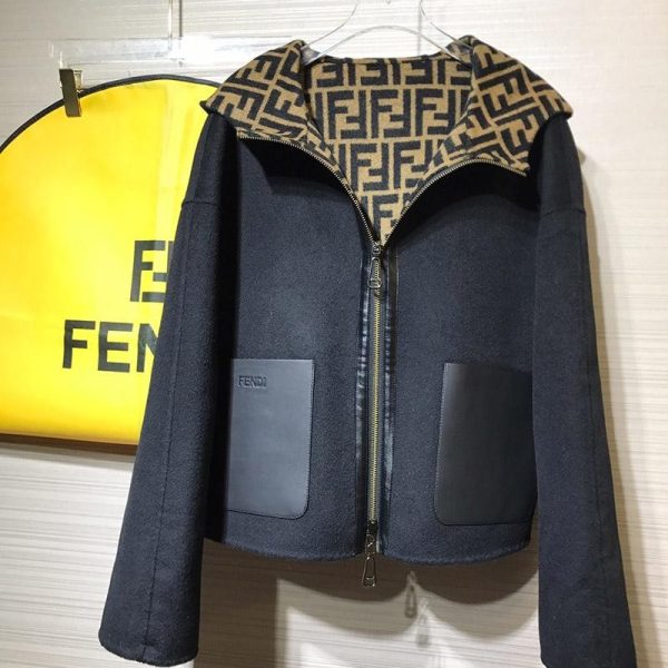 関税送料込 21AW【フェンディ】FF リバーシブル フーディー パーカー偽物 feo16546
