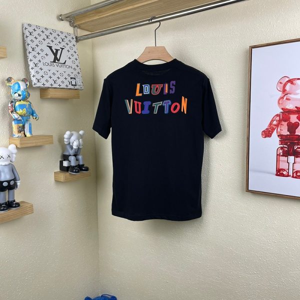 ★日本!!人気！ルイヴィトン NBA Tシャツ 偽物★フロントアンドバックレタープリントT 1A8X8R 1A8X8R