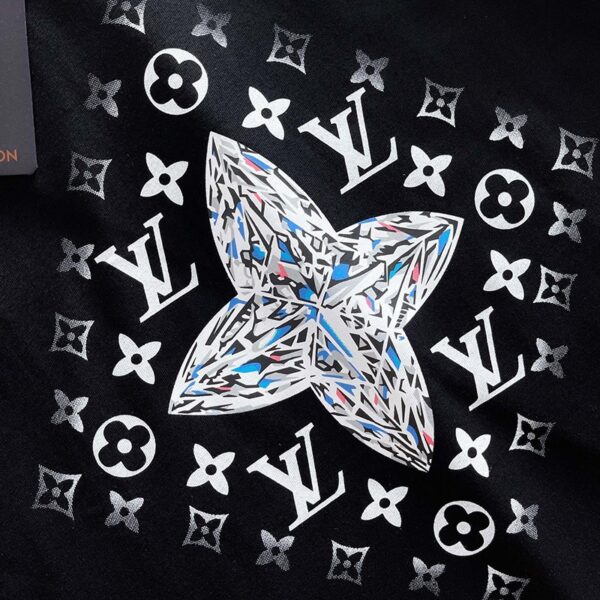 春もの新作ルイヴィトン Tシャツ 偽物 21SS フロウティングLVプリンテッド vux11502