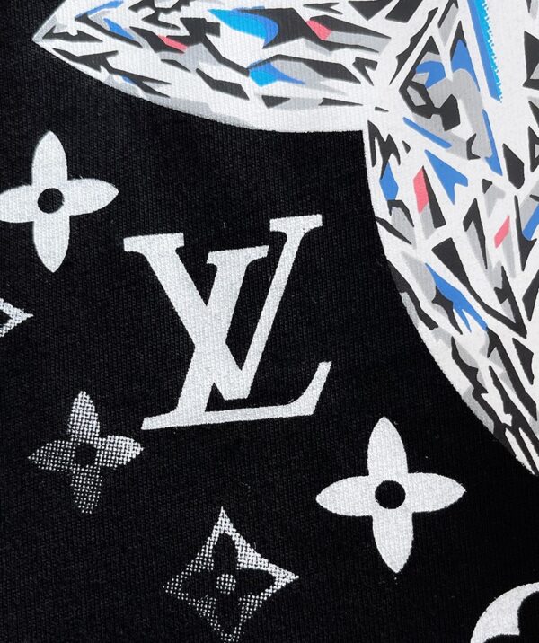 春もの新作ルイヴィトン Tシャツ 偽物 21SS フロウティングLVプリンテッド vux11502
