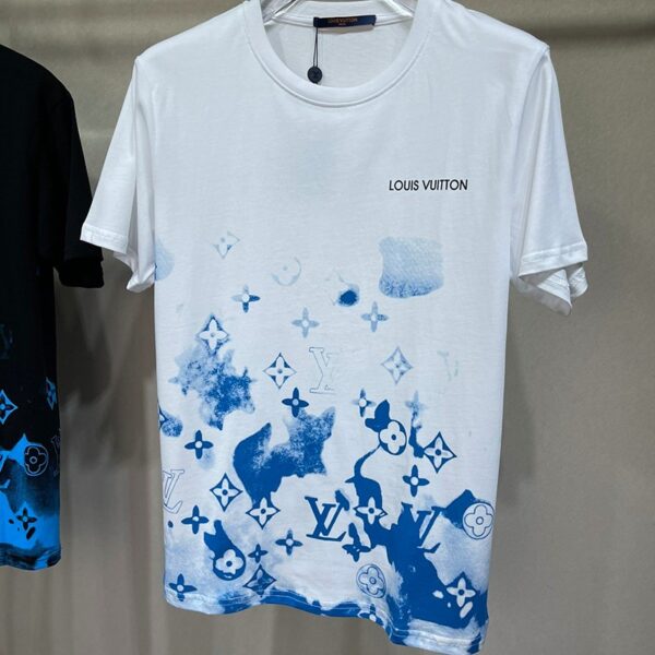 春もの新作ルイヴィトン Tシャツ 偽物 21SS フロウティングLVプリンテッド 2色 vut50658