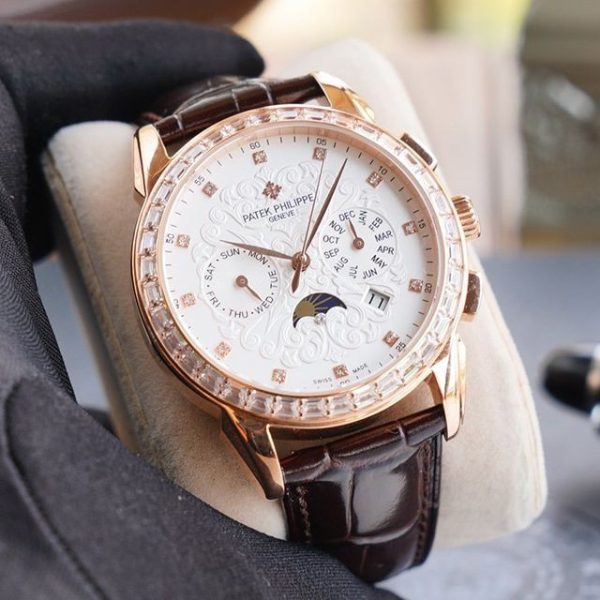 定番パテックフィリップ 偽物 グランドコンプリケーション レリーフ腕時計 3色 約42mm pap55941