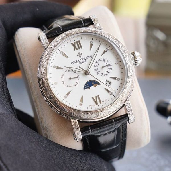 21AW新作パテックフィリップ 偽物 グランドコンプリケーション レリーフ腕時計 2色 約42mm paq31008