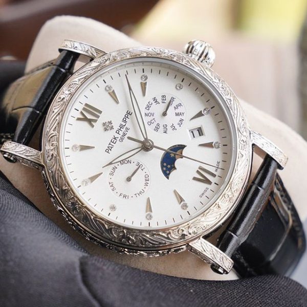 21AW新作パテックフィリップ 偽物 グランドコンプリケーション レリーフ腕時計 2色 約42mm paq31008