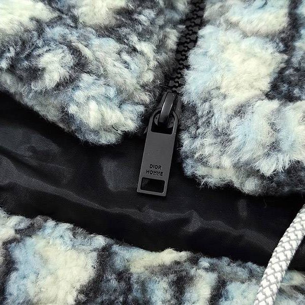 【日本未発売】新作【セレブ多数愛用】ディオール ウール カシミア フリース ブルゾン 偽物 dei89618