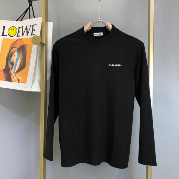 人気No1 ジルサンダー Tシャツ 偽物 ロゴ 長袖 ロンT 2色 Jil99755