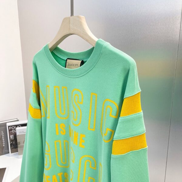 日本未入荷 グッチ 100周年記念 コピー コットン スウェットシャツ gup89715