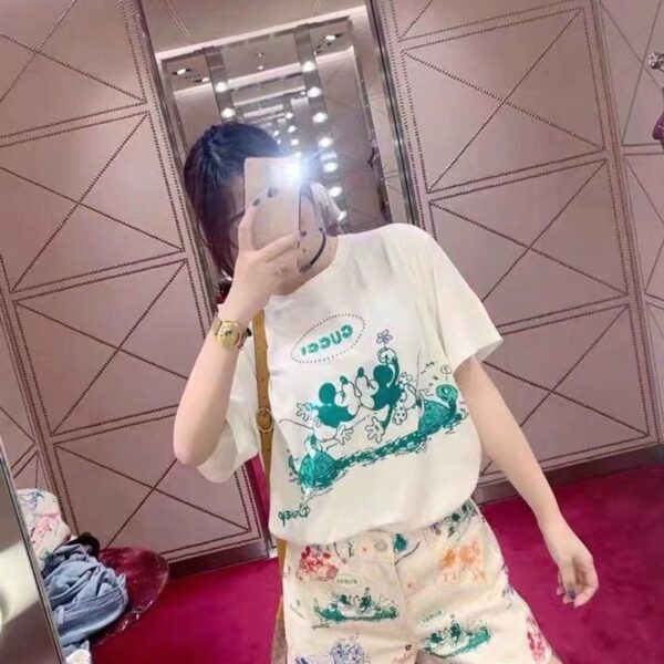 ☆超人気☆グッチ コットン Tシャツ コピー 半袖 ロゴ gup75443