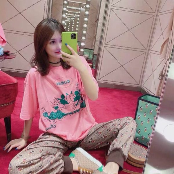 セール新作 グッチ コットン Tシャツ 偽物 半袖 ロゴ gub08445