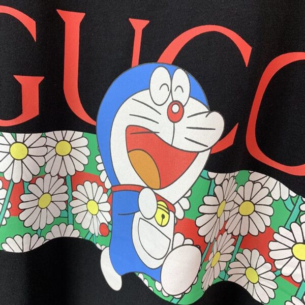 入手困難グッチxドラえもん 偽物★コラボ★オーバーサイズ Tシャツ guv57117