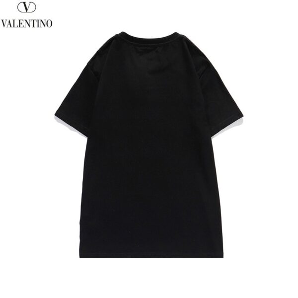 関税込ヴァレンティノ Tシャツ 偽物 VLTN コットンロゴ Tシャツ 2色 Vua65573