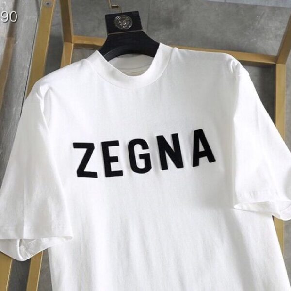 大人気！エルメネジルド ゼニア×フィア オブゴッド コラボ Tシャツ 偽物 ホワイト fir79266