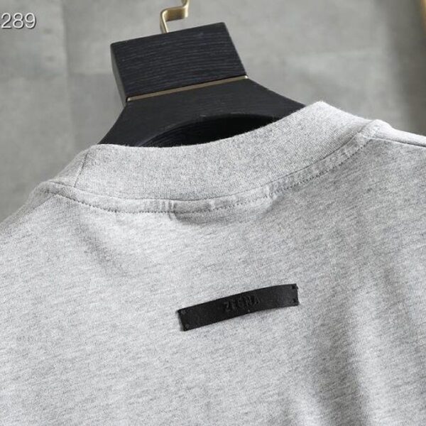 人気No1エルメネジルド ゼニア×フィア オブゴッド コピー コラボ Tシャツ グレー fis83844
