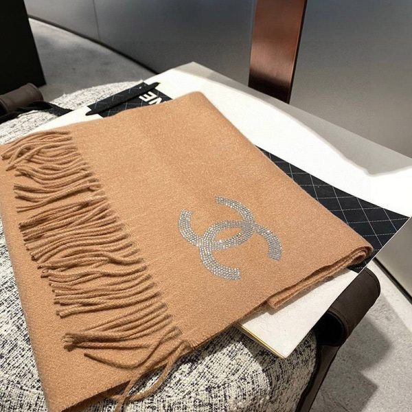 秋冬新作 完売必至 シャネル ストール ウール偽物 シルク カシミヤ CC shw31014
