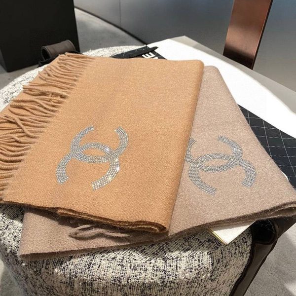 完売必至 シャネル ストール ウール偽物 シルク カシミヤ CC shk37277