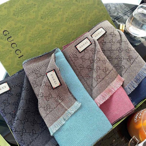 《大人気》グッチ GGジャカード ウール スカーフ gur86662