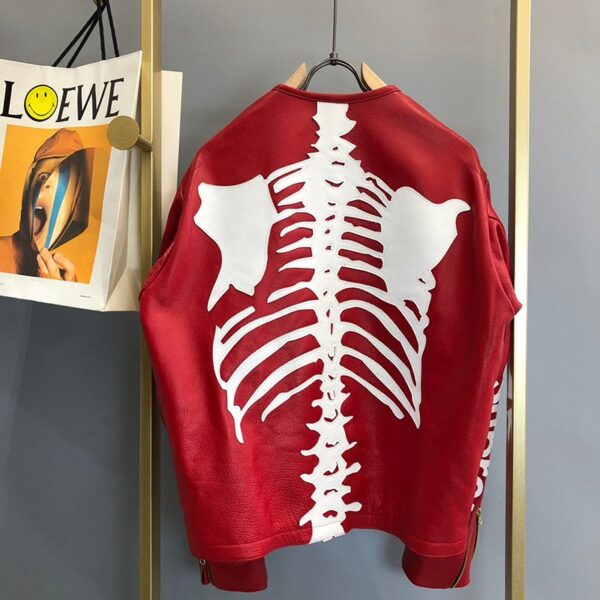 21AW新作シュプリーム 偽物 革のジャケット  Vanson Leather Bones Jacket She85383