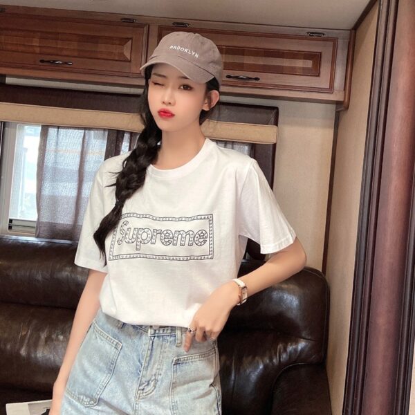 21AW新作シュプリーム ノースフェイス コピー コラボ Tシャツ Shz58287