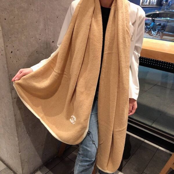 超話題!シャネル カシミヤ ニット スカーフ スカーフ・ストール shu27337