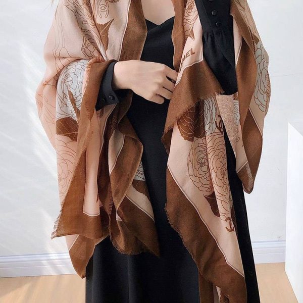 【日本未発売】シャネル カシミヤ  スカーフ・ストール sho16632