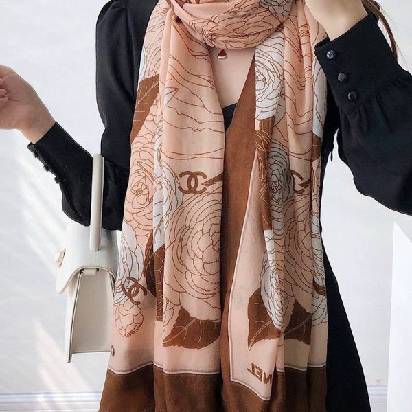 【日本未発売】シャネル カシミヤ  スカーフ・ストール sho16632